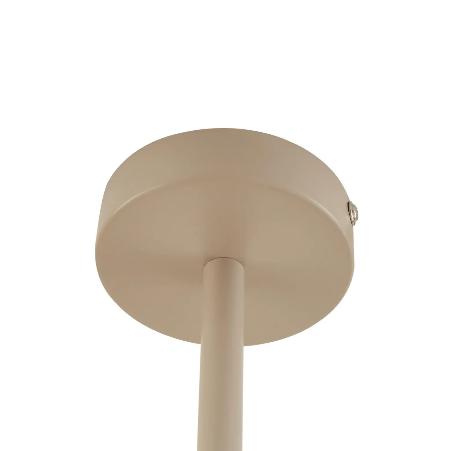 Plafón Lindby Marilou, beige, 4 luces, Ø 70 cm