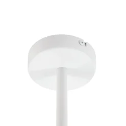 Plafón Lindby Marilou, blanco, de 4 luces, Ø 70 cm