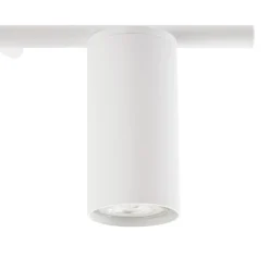 Plafón Lindby Marilou, blanco, de 4 luces, Ø 70 cm