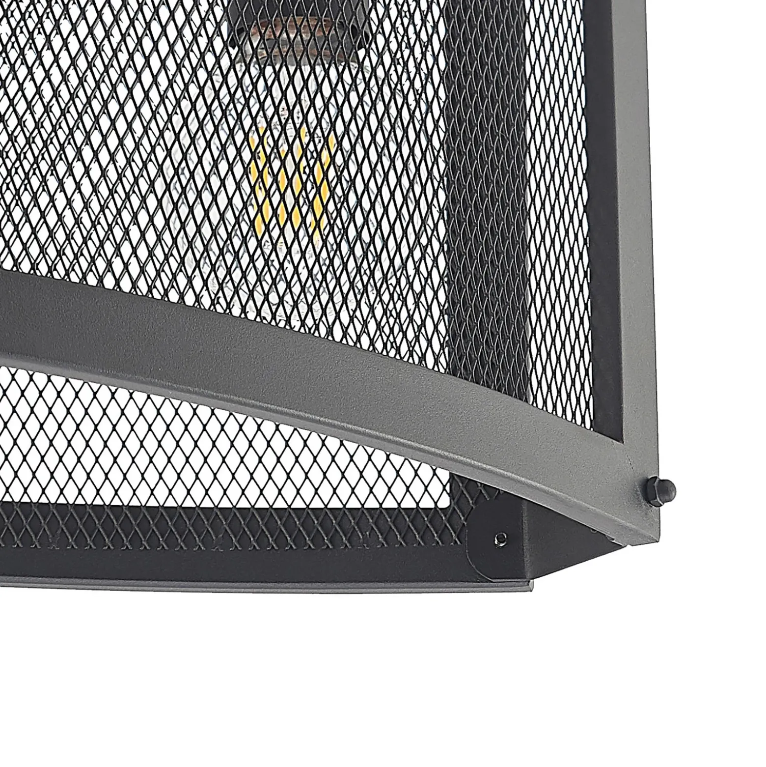 Plafón Lindby Mizgin con rejilla de 3 luces