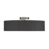 Plafón Lindby Sebatin, Ø 50 cm, gris, tela, E27
