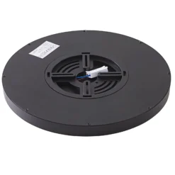 Plafón Lindby Smart LED Pravin, Ø 50 cm, CCT, negro