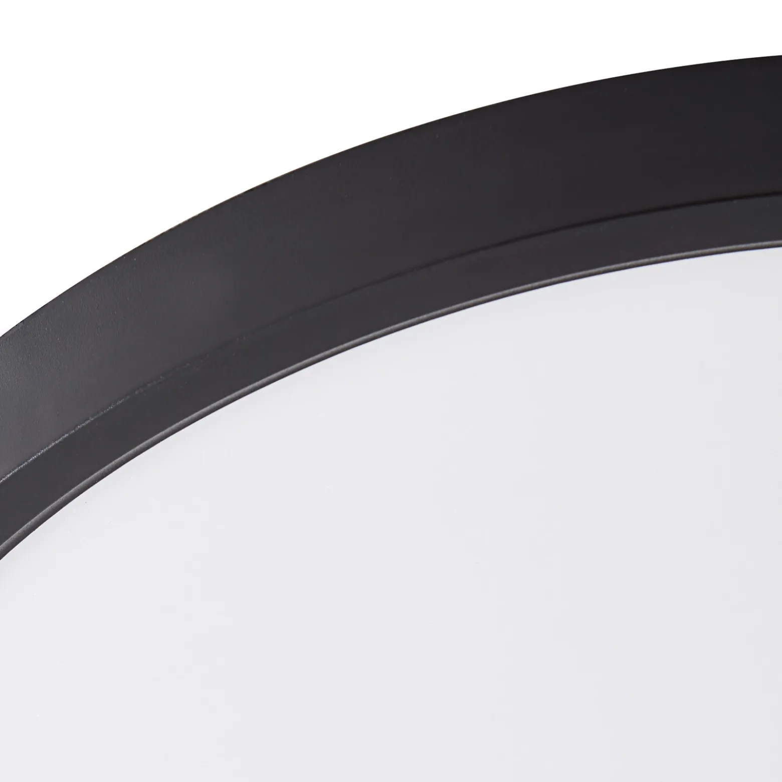 Plafón Lindby Smart LED Pravin, Ø 50 cm, CCT, negro