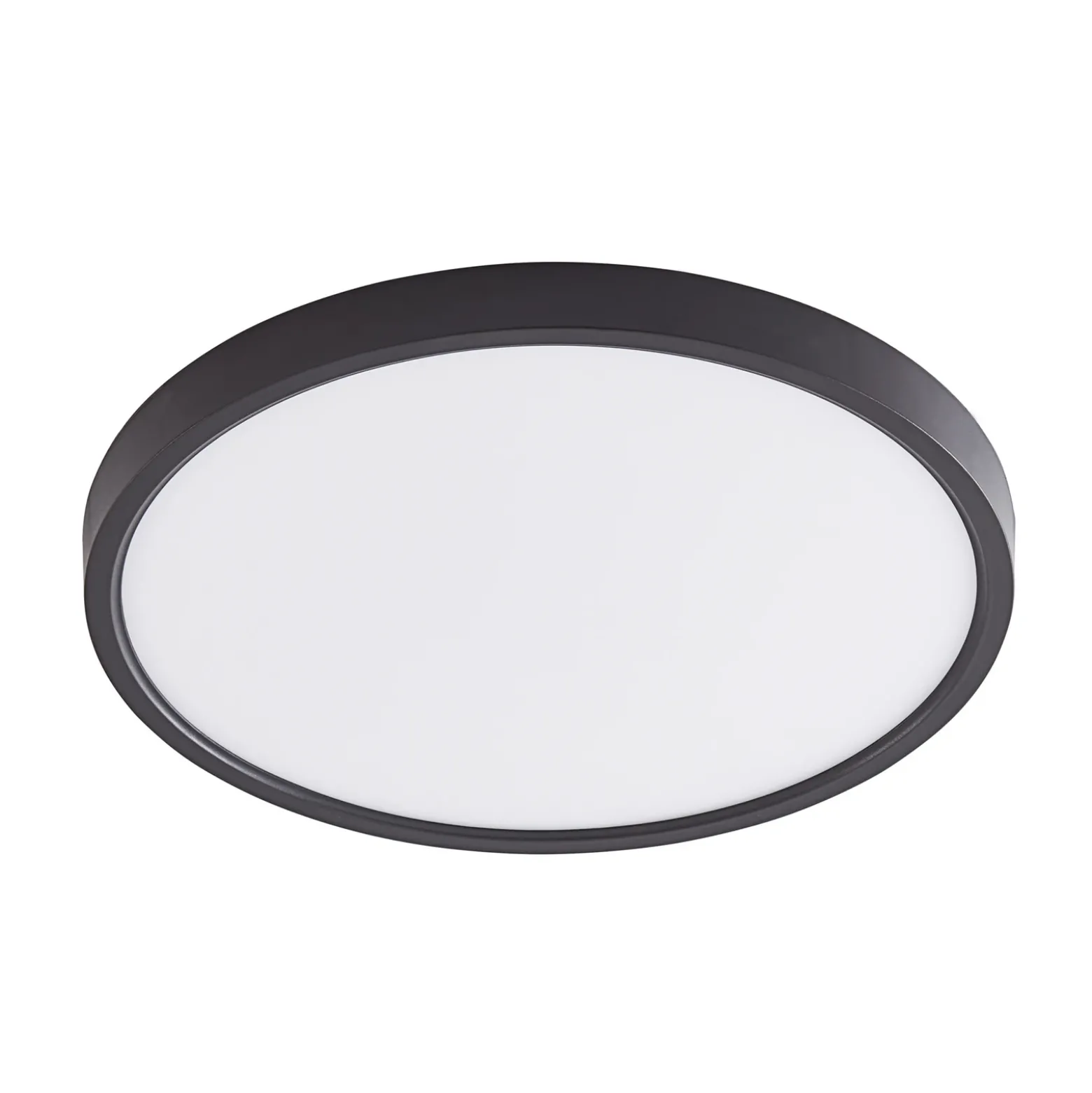 Plafón Lindby Smart LED Pravin, Ø 30 cm, CCT, negro