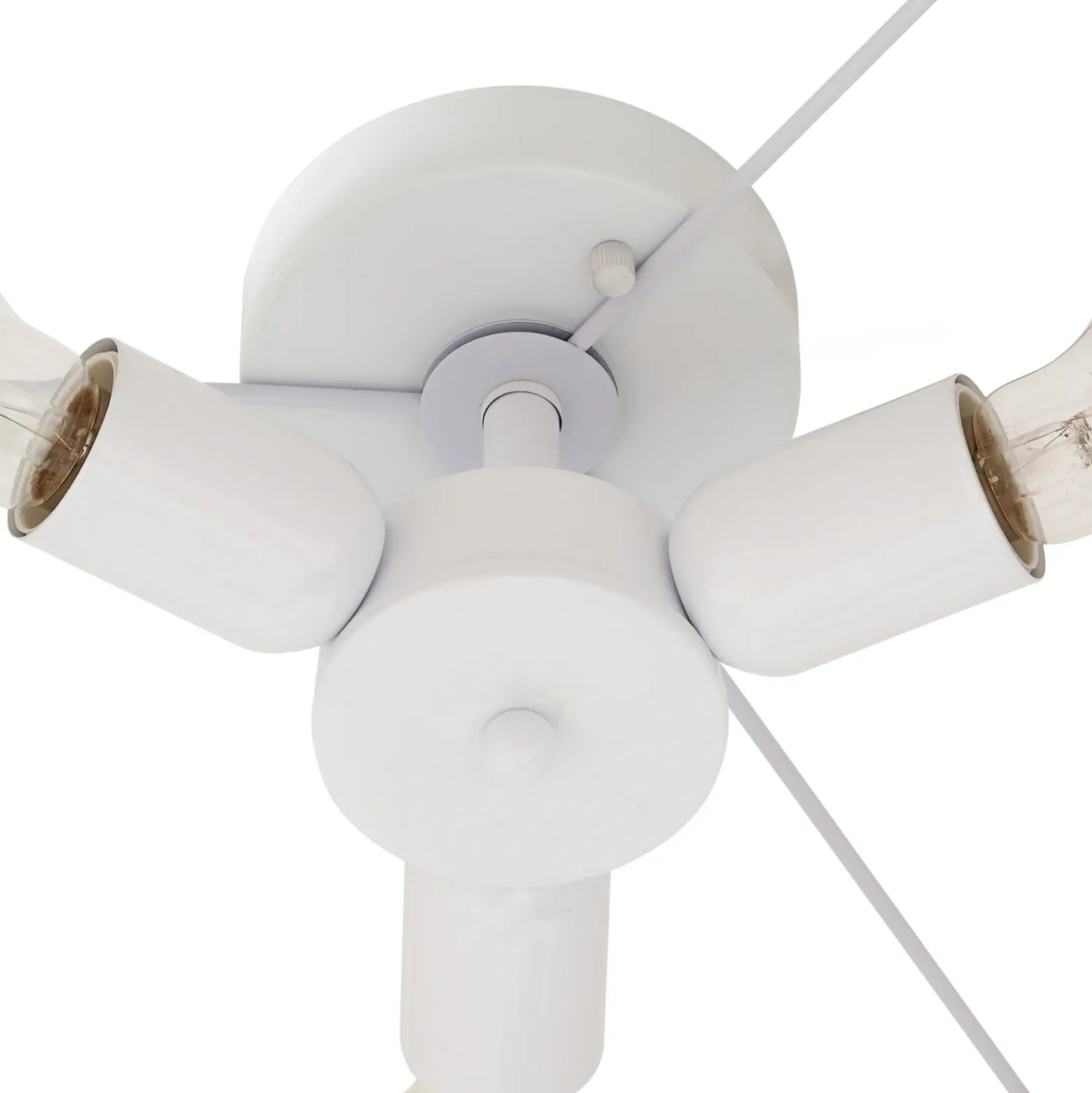Plafón Lindby Soula, Ø 60 cm, beige, plástico, E27
