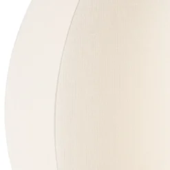 Plafón Lindby Winslow, blanco crema, Ø 50 cm, E27