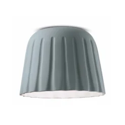 Plafón Madame Gres cerámica altura 29 cm, gris