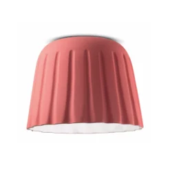 Plafón Madame Gres cerámica altura 29 cm, rosa