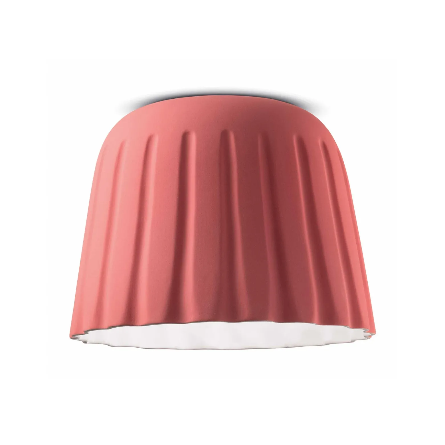 Plafón Madame Gres cerámica altura 29 cm, rosa