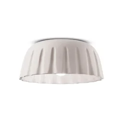 Plafón Madame Gres de cerámica, altura 17 cm, blanco