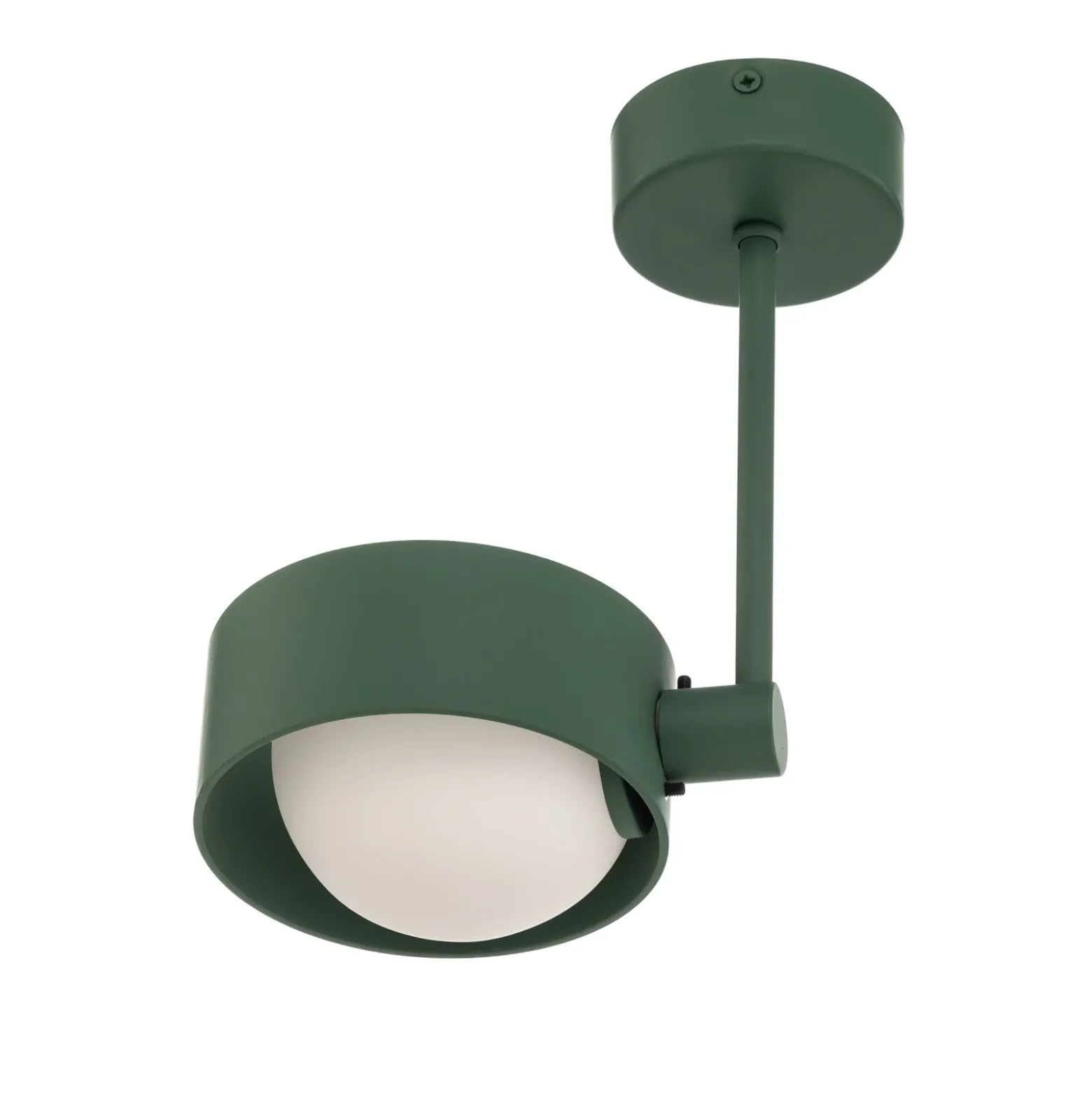 Plafón Mado, 1 luz, verde