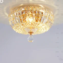 Plafón Maytoni Basfor, dorado, Ø 30 cm, 3 x E14
