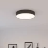 Plafón Mia, negro, Ø 60 cm