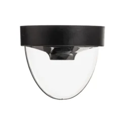 Plafón Nook con pantalla transparente, negro