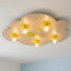 Plafón Nube de estrellas, en haya natural, 75 cm