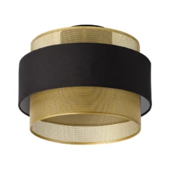 Plafón OSRAM Decor Hornet, 1 luz, negro/dorado