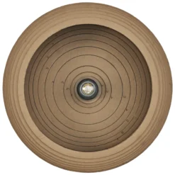 Plafón OSRAM DROP, marrón, Ø 40 cm, cartón ondulado, E27
