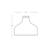 Plafón OSRAM HAT, marrón, Ø 36 cm, cartón ondulado, E27