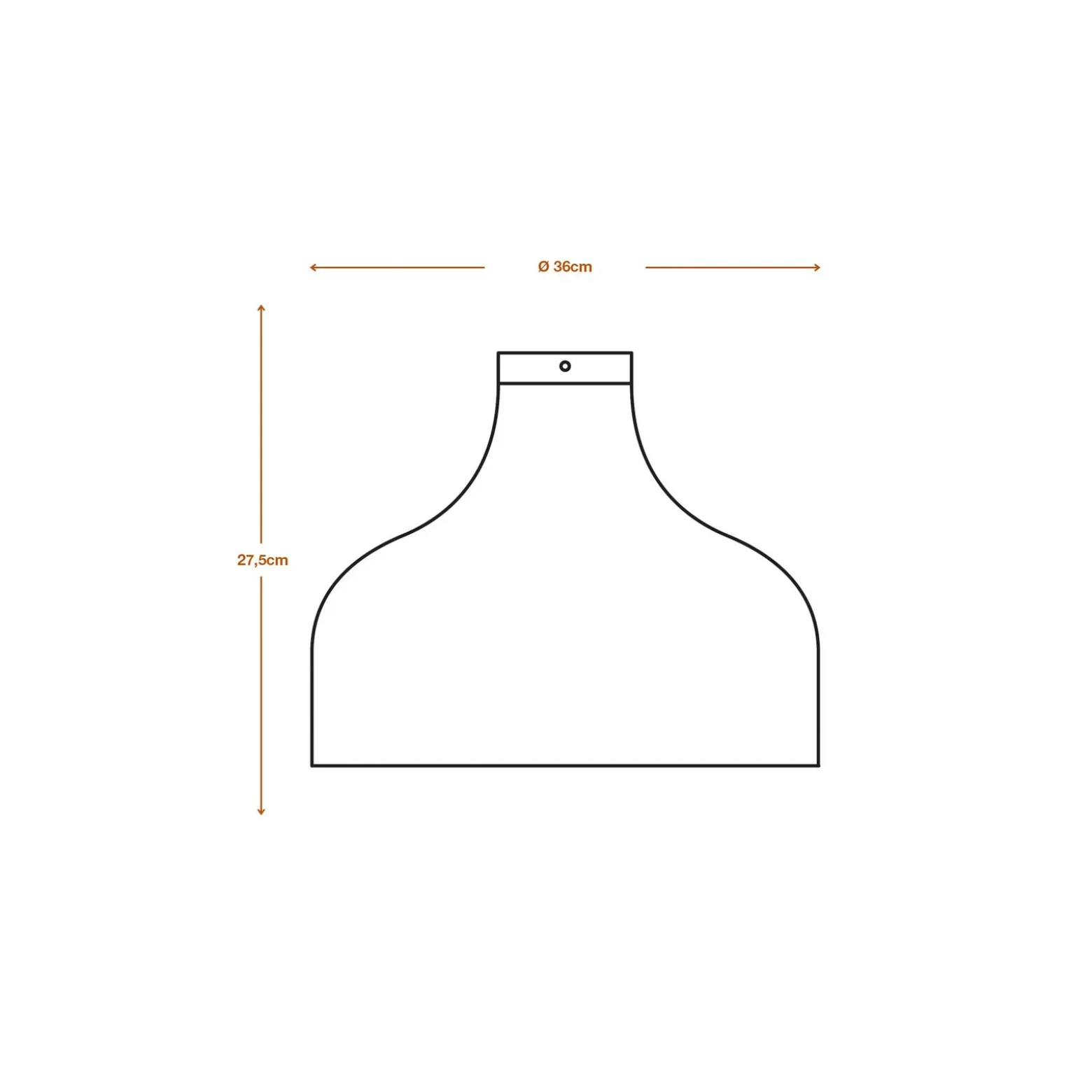 Plafón OSRAM HAT, marrón, Ø 36 cm, cartón ondulado, E27