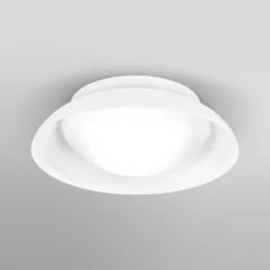 Plafón OSRAM ORBIS Milan, blanca, Ø 31 cm, metal/vidrio