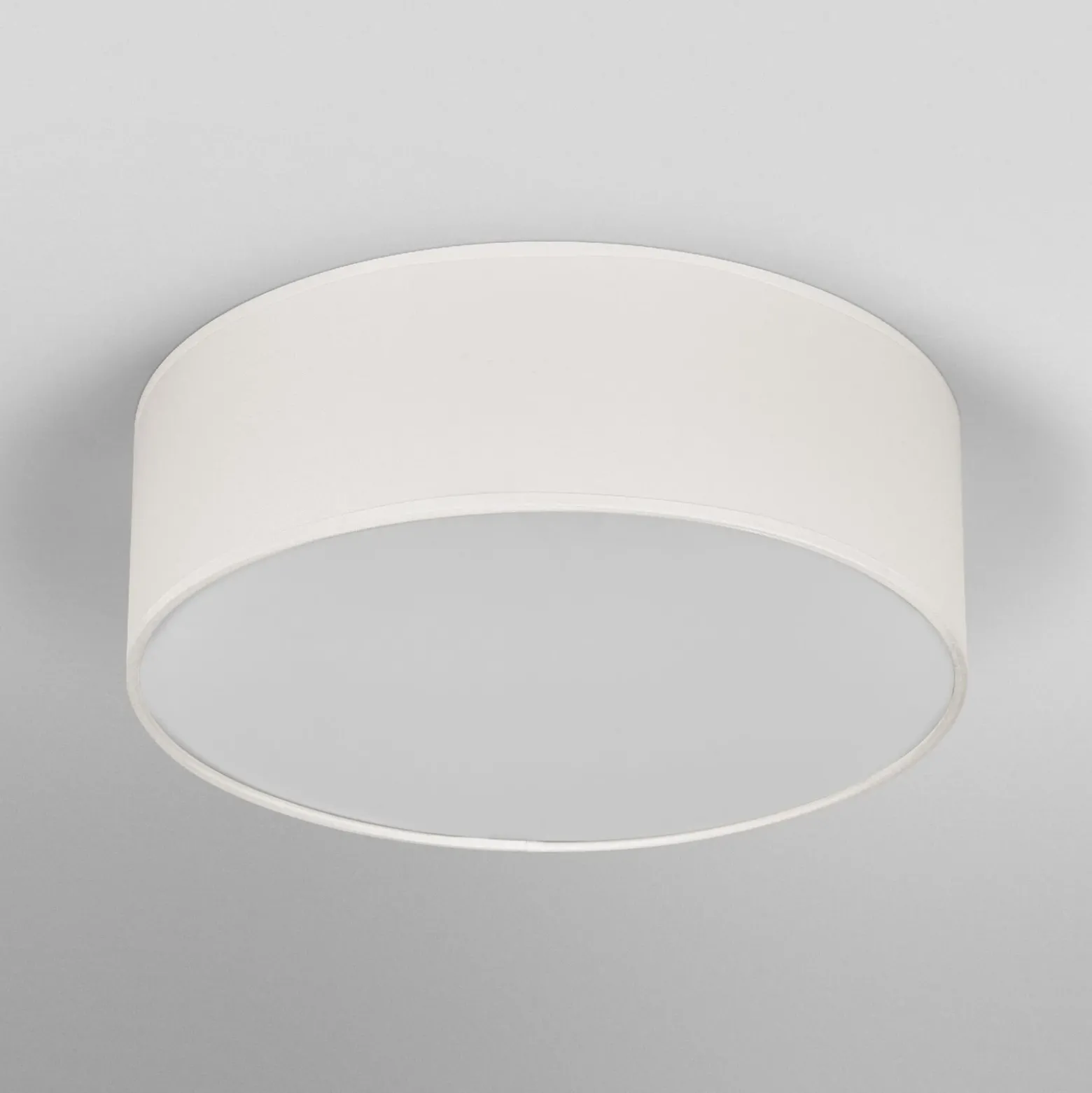 Plafón OSRAM ORBIS PARIS, beige, Ø 30 cm, textil, E27