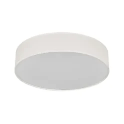 Plafón OSRAM ORBIS PARIS, beige, Ø 40 cm, textil, E27