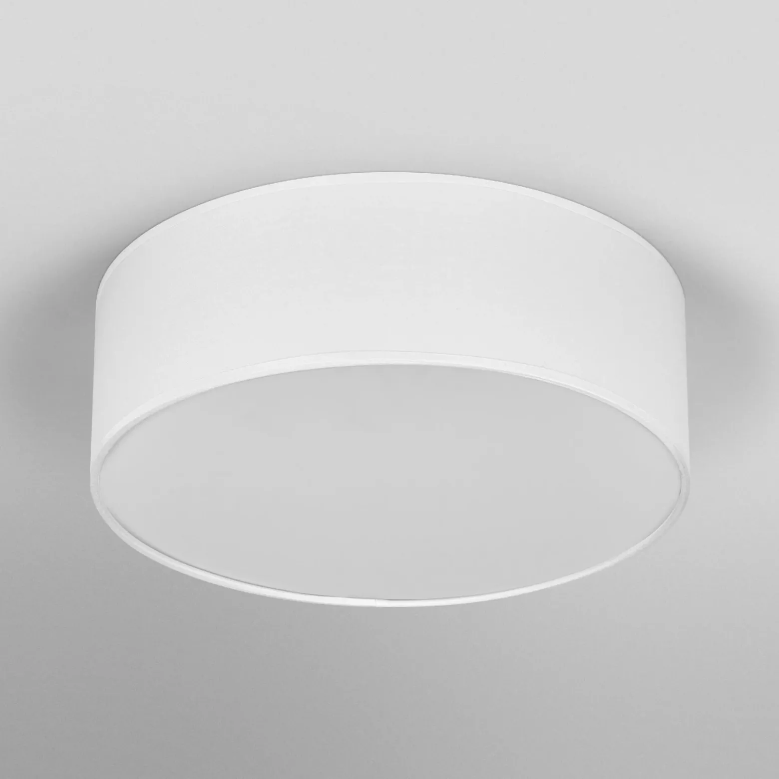 Plafón OSRAM ORBIS PARIS, blanca, Ø 30 cm, textil, E27