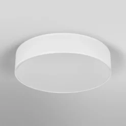 Plafón OSRAM ORBIS PARIS, blanca, Ø 40 cm, textil, E27
