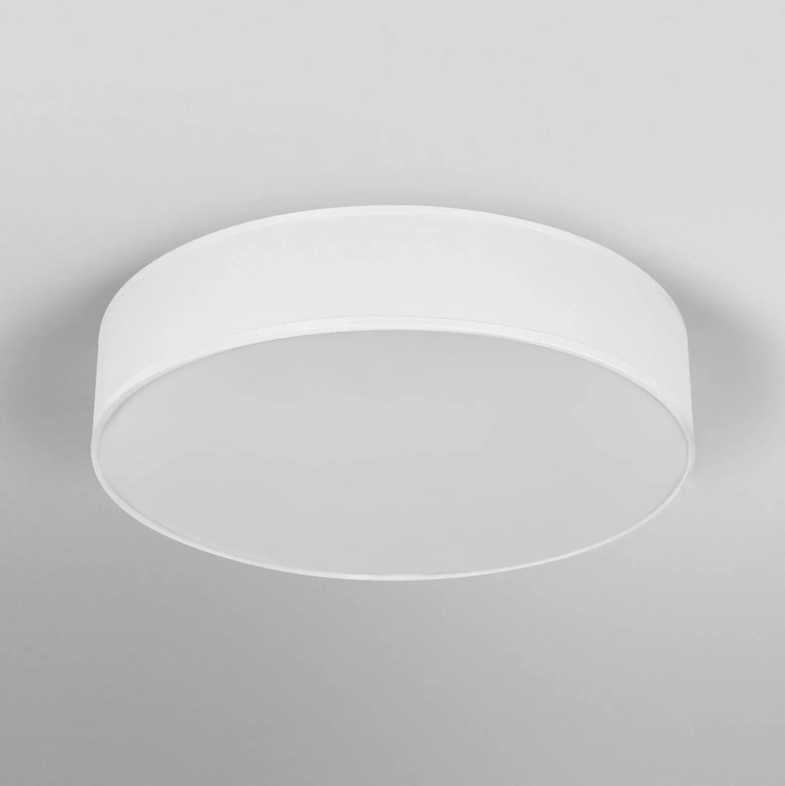 Plafón OSRAM ORBIS PARIS, blanca, Ø 40 cm, textil, E27