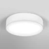 Plafón OSRAM ORBIS PARIS, blanca, Ø 48 cm, textil, E27