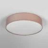 Plafón OSRAM ORBIS PARIS, marrón, Ø 48 cm, textil, E27