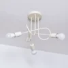 Plafón Oxford, arena, Ø 44 cm, metal, 3 luces, E27