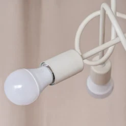 Plafón Oxford, arena, Ø 44 cm, metal, 3 luces, E27