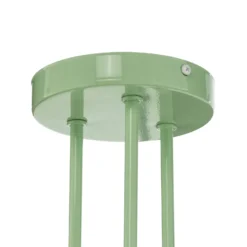 Plafón Oxford, verde, metal, 3 luces, E27