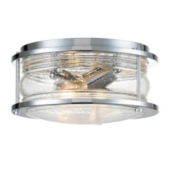 Plafón para baño Ashland Bay, Ø 30,5 cm, cromo