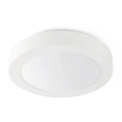 Plafón para baño Logos, Ø 27 cm, blanco