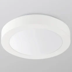 Plafón para baño Logos, Ø 35 cm, blanco