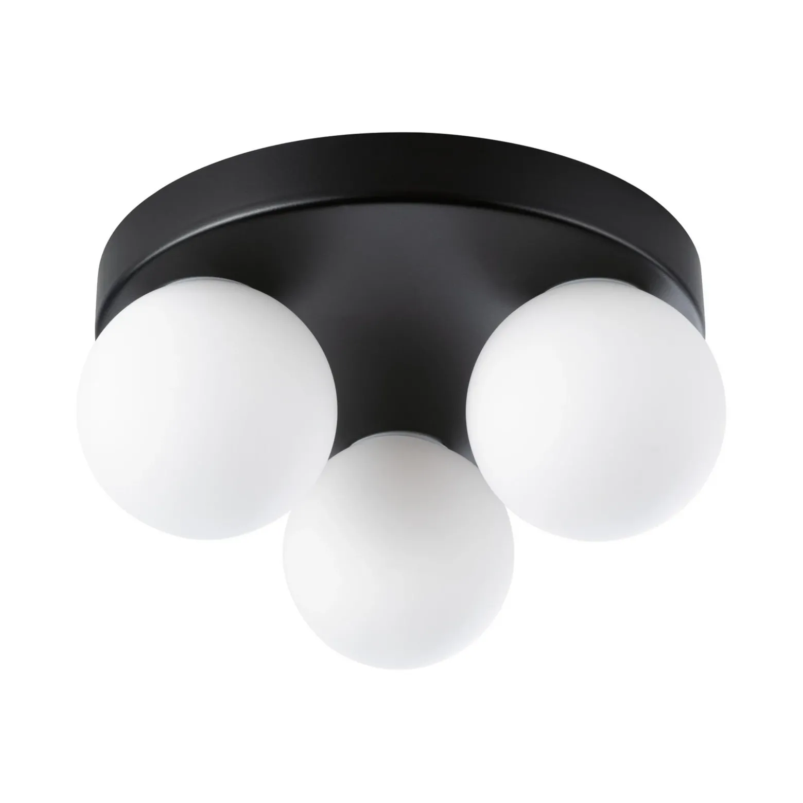 Plafón Paulmann Gove IP44 G9 3 luces negro