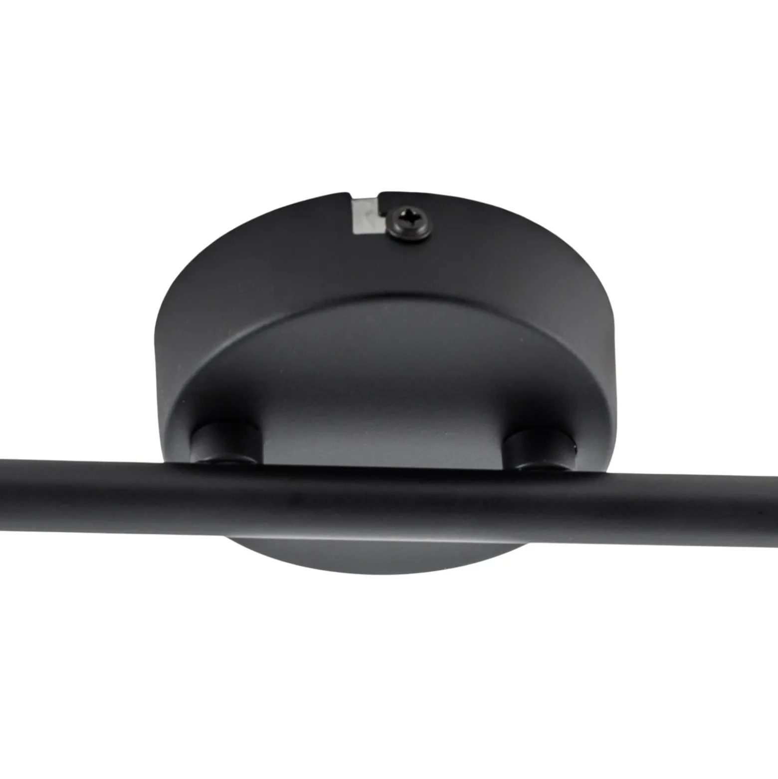 Plafón Pendura de Lindby, 2 luces, negro, cristal