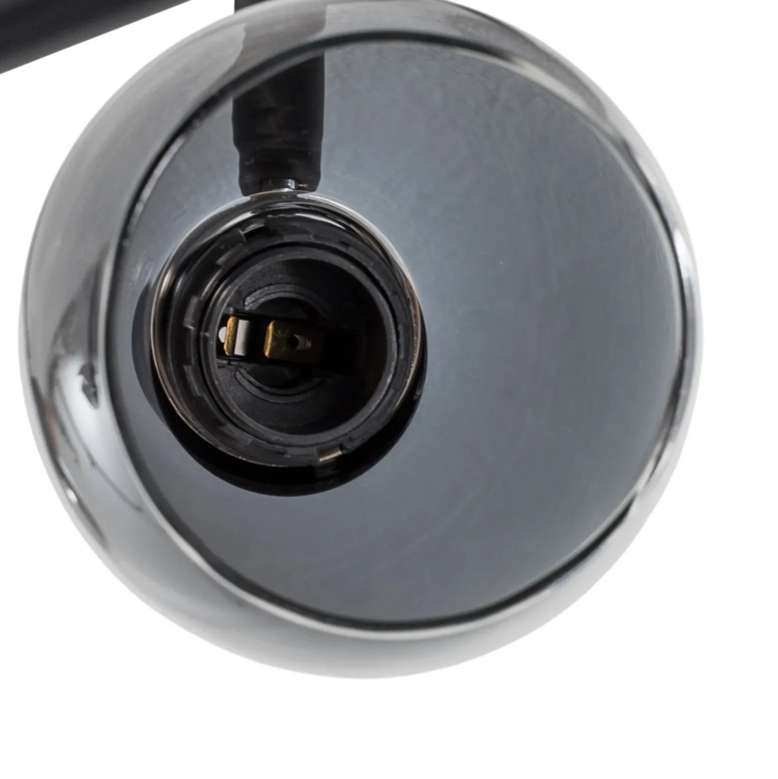 Plafón Pendura de Lindby, 4 luces, negro, cristal
