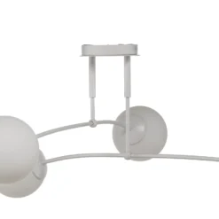 Plafón Pregos 4, 4 luces, blanco