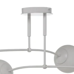 Plafón Pregos 4, 4 luces, blanco