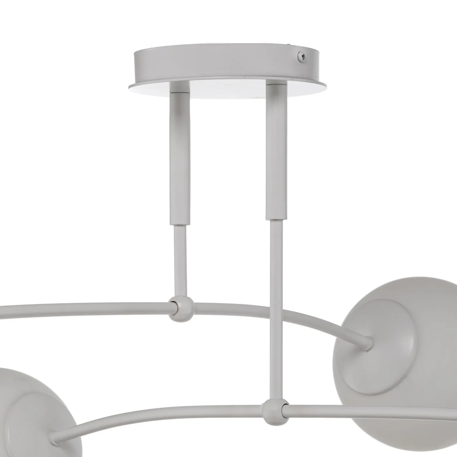 Plafón Pregos 4, 4 luces, blanco