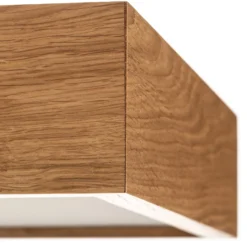 Plafón Quatro DR, marco de madera, 38,5 cm