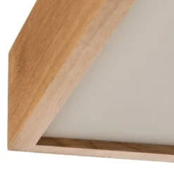 Plafón Quatro DR, marco de madera, 38,5 cm