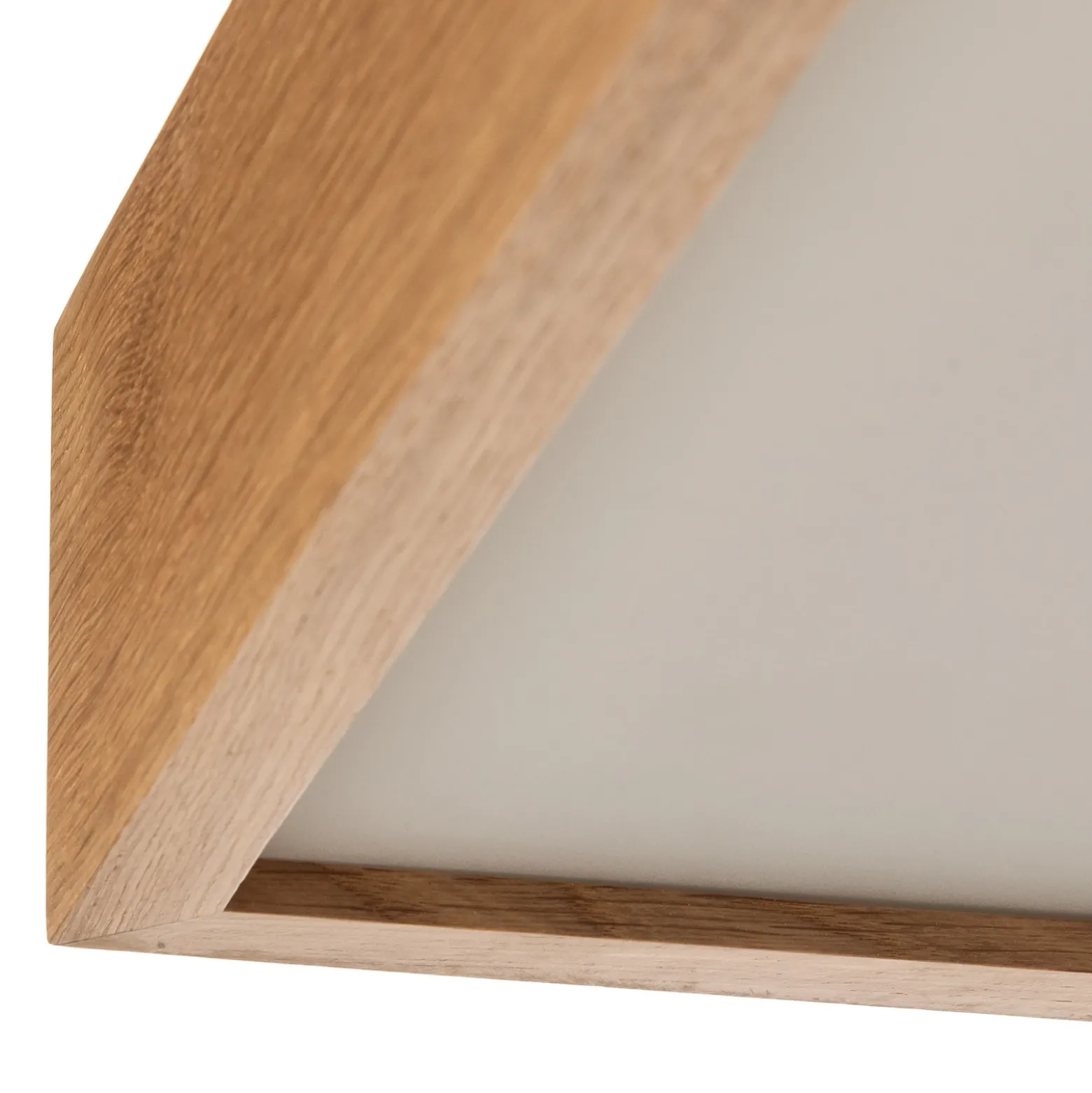 Plafón Quatro DR, marco de madera, 38,5 cm