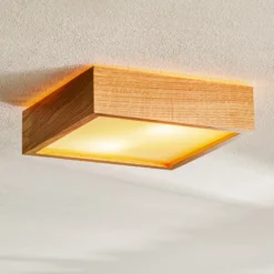 Plafón Quatro DR, marco de madera, 30,5 cm