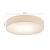 Plafón Rondo, beige Ø 80 cm