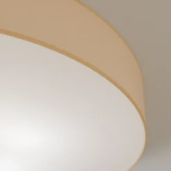 Plafón Rondo, beige Ø 80 cm