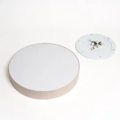 Plafón Rondo, beige Ø 80 cm